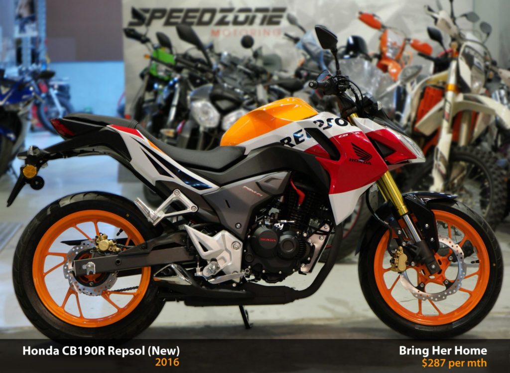 Honda CB190R Repsol Non ABS 2016 (New) (Copy)