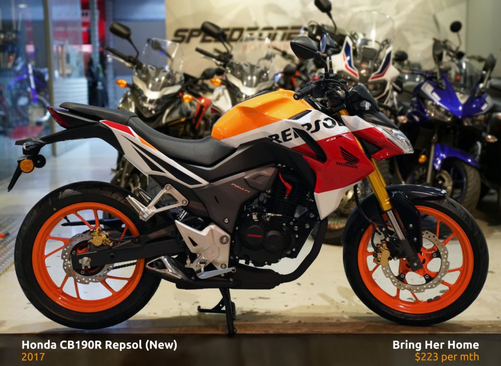 Honda CB190R Repsol Non ABS 2017 (New)