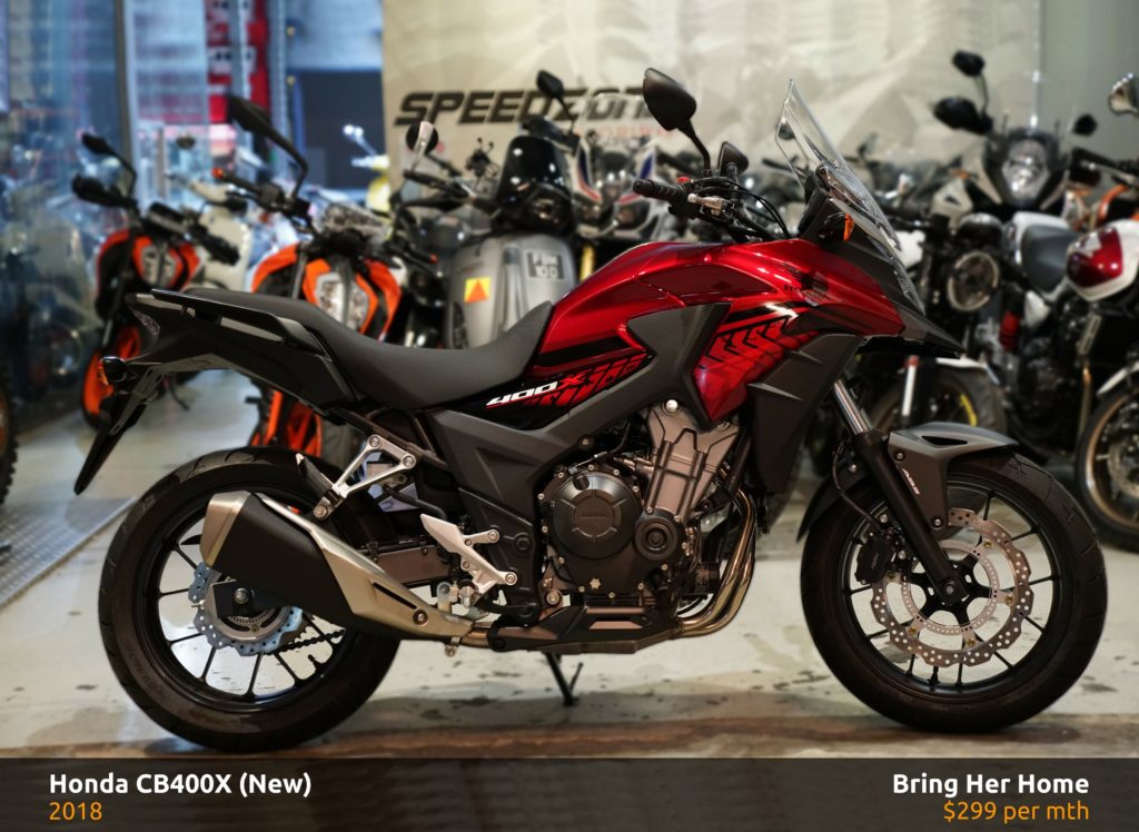 Honda CB400X Red ABS 2018 (New)