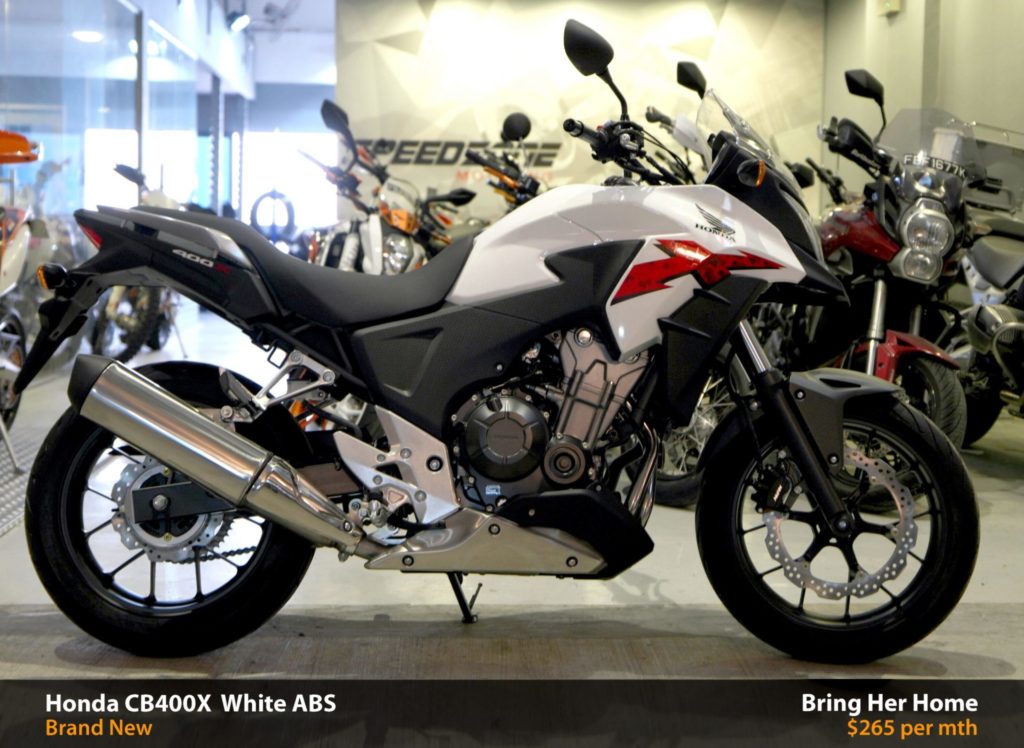 Honda CB400X White ABS 2015 (New)