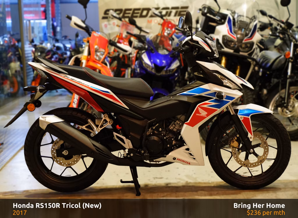 Honda RS150R Tri Colour Non ABS 2017 (New)