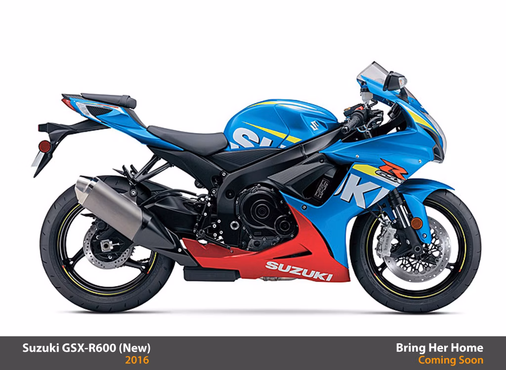 Suzuki GSX-R600 ABS 2016 (New)