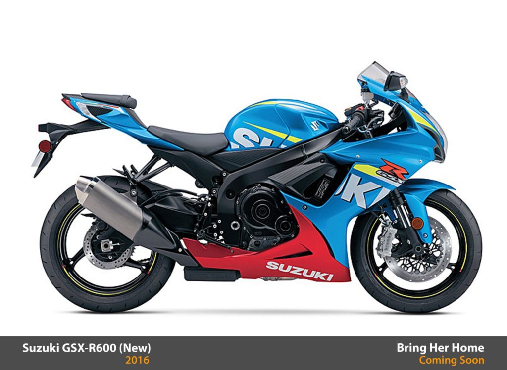 Suzuki GSX-R600 ABS 2016 (New)