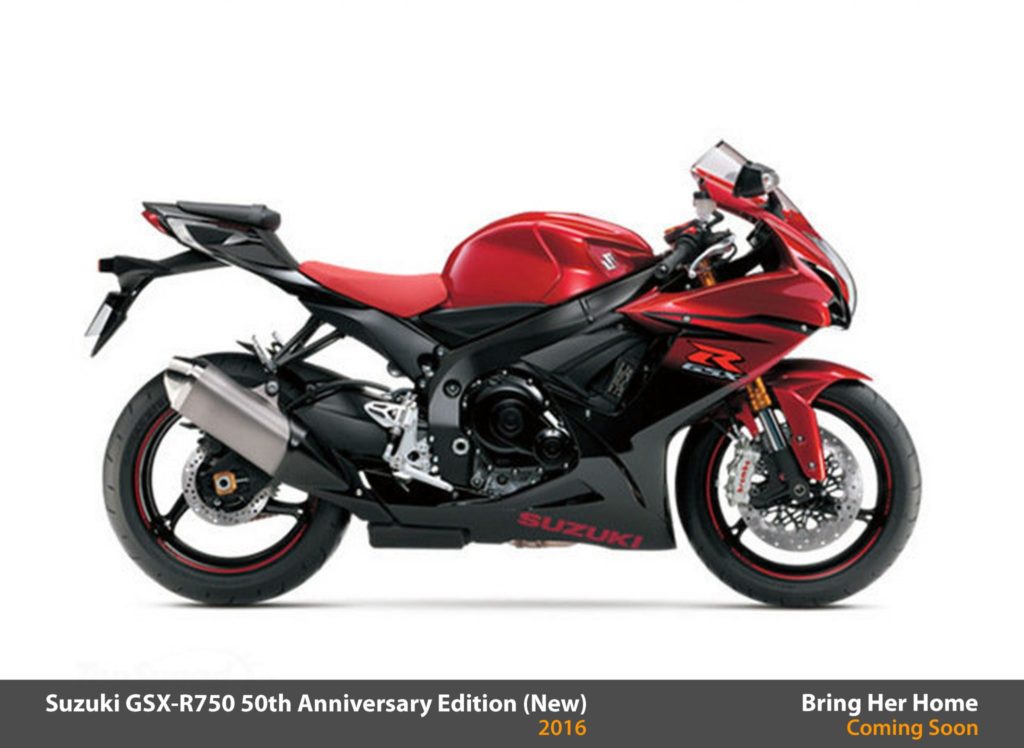 Suzuki GSX-R750 50th Anniversary Edition ABS 2016 (New)