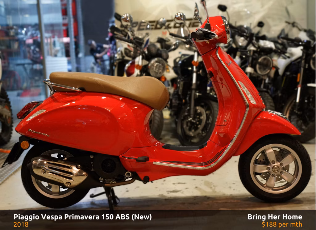 Piaggio Vespa Primavera 150 ABS 2018 (New)