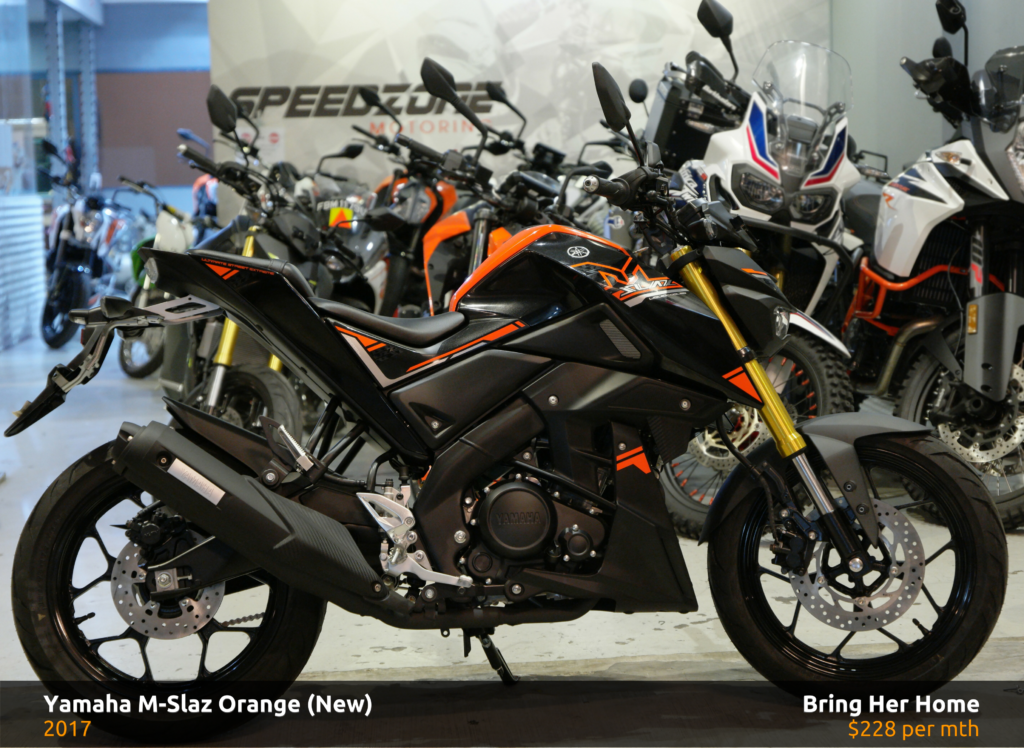 Yamaha M Slaz Orange ABS 2017 (New)