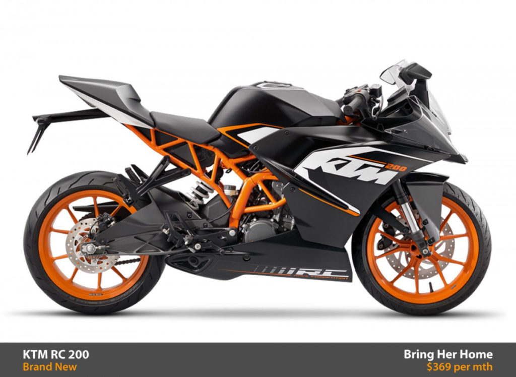 KTM RC 200 Non ABS 2015 (New)