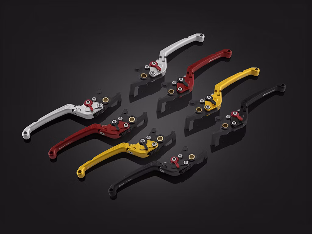 Bikers Folding Adjustable Front-Rear Brake Lever (Flat: Long)