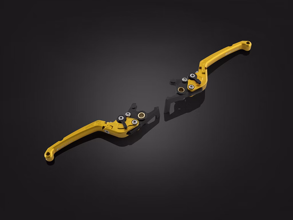 Bikers Folding Adjustable Front-Rear Brake Lever (Flat: Long)