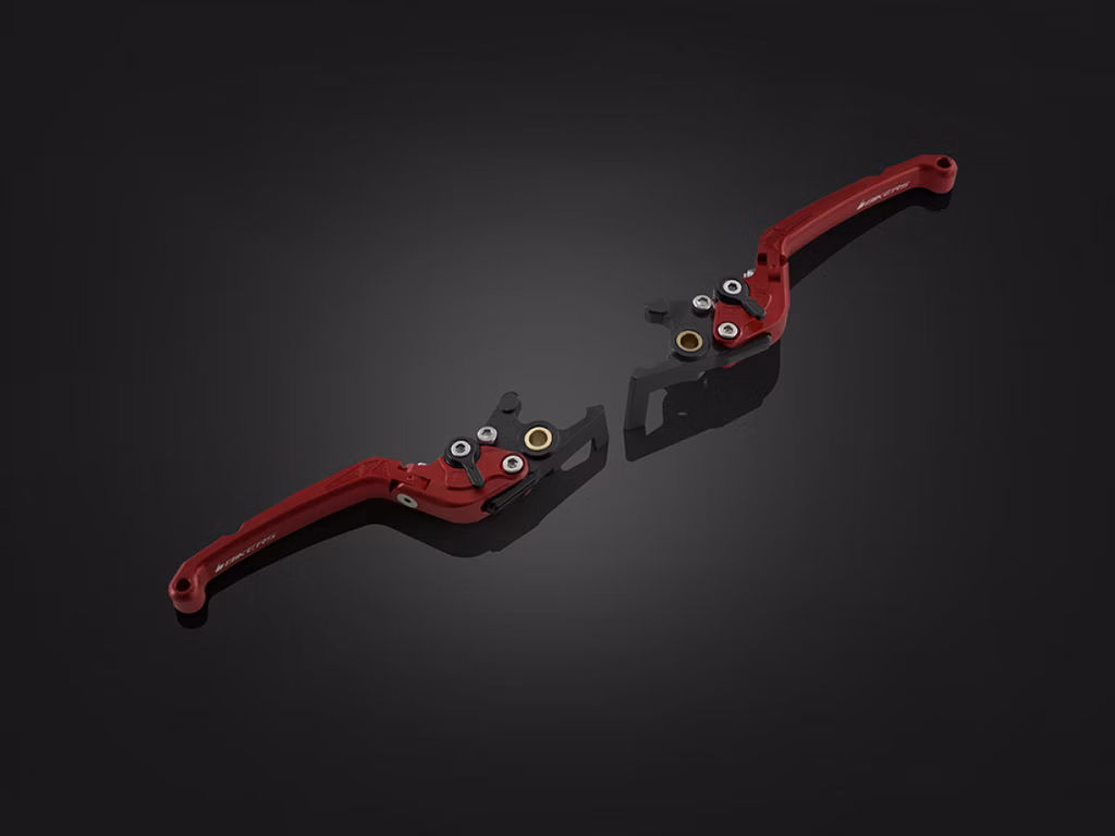 Bikers Folding Adjustable Front-Rear Brake Lever (Flat: Long)