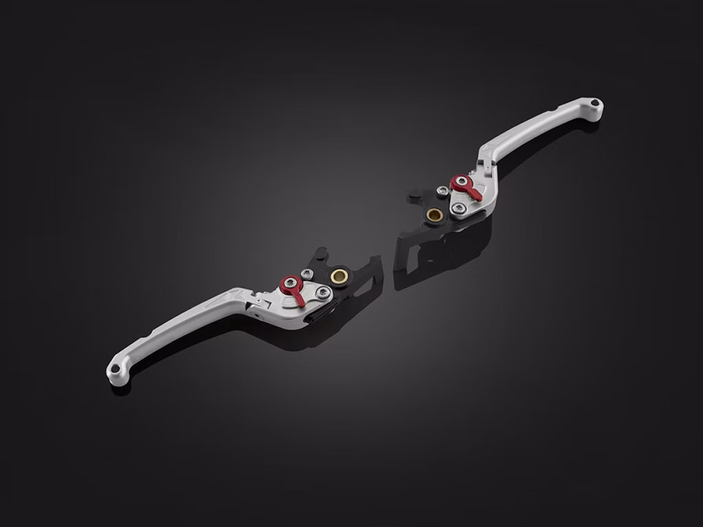 Bikers Folding Adjustable Front-Rear Brake Lever (Flat: Long)