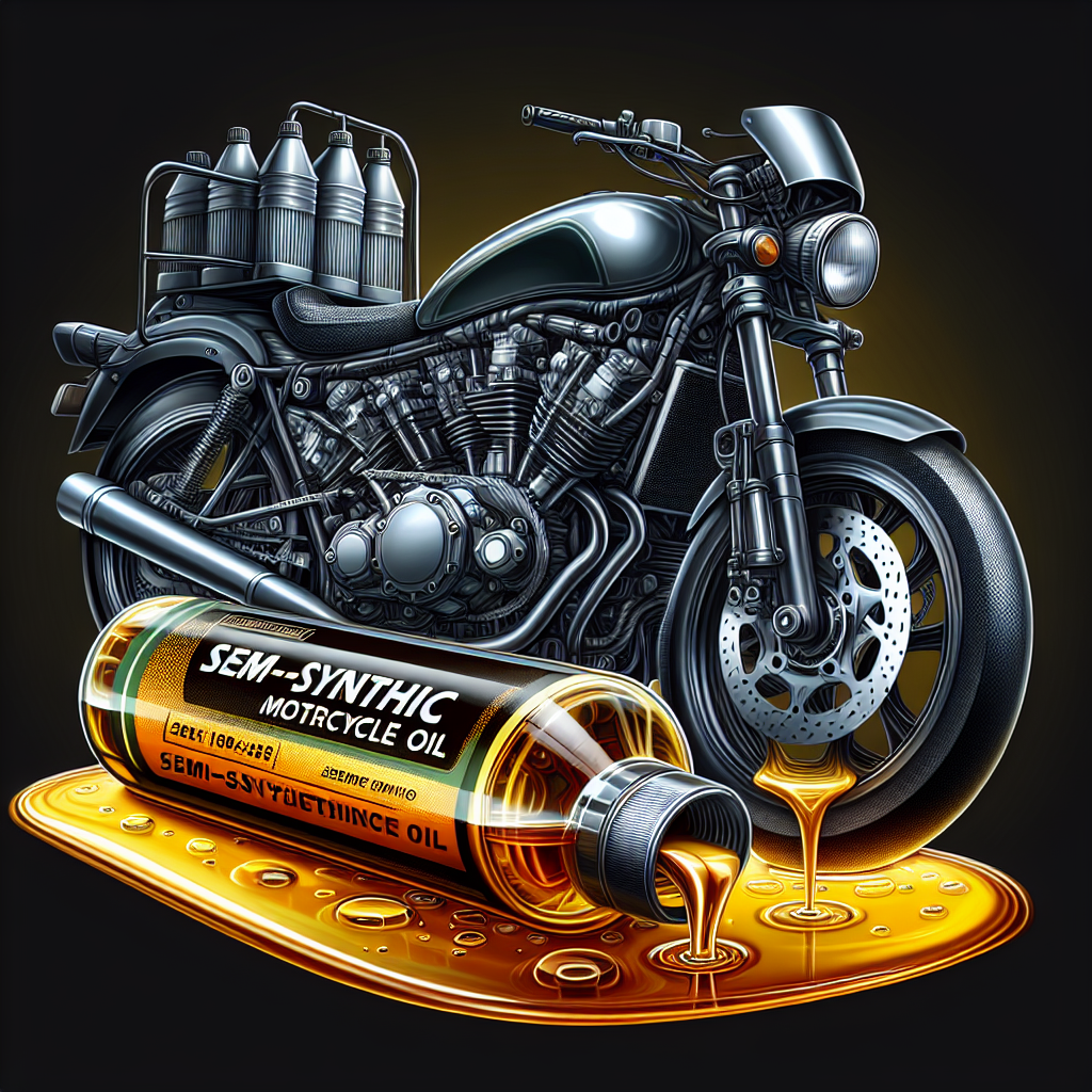 Semi-Synthetic Motorcycle Engine Oils