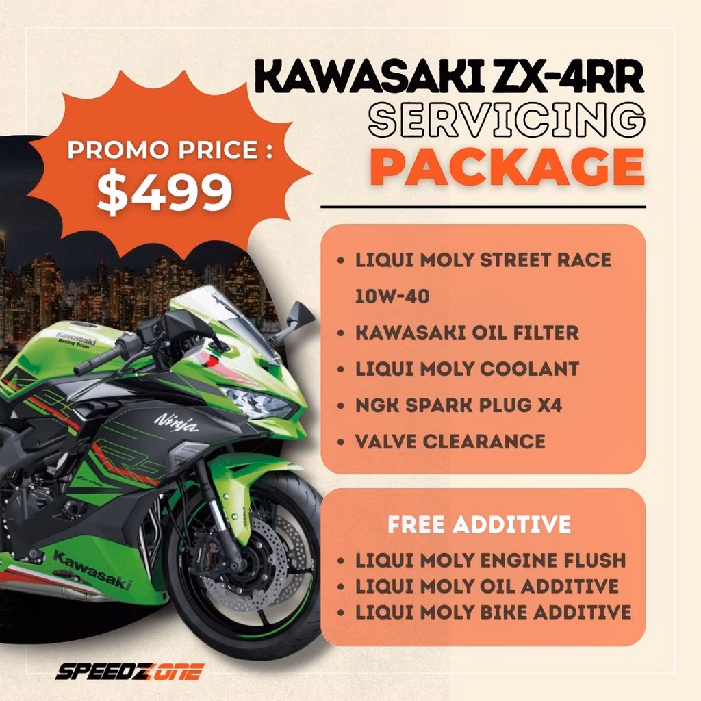 Kawasaki Ninja ZX4RR Servicing Package