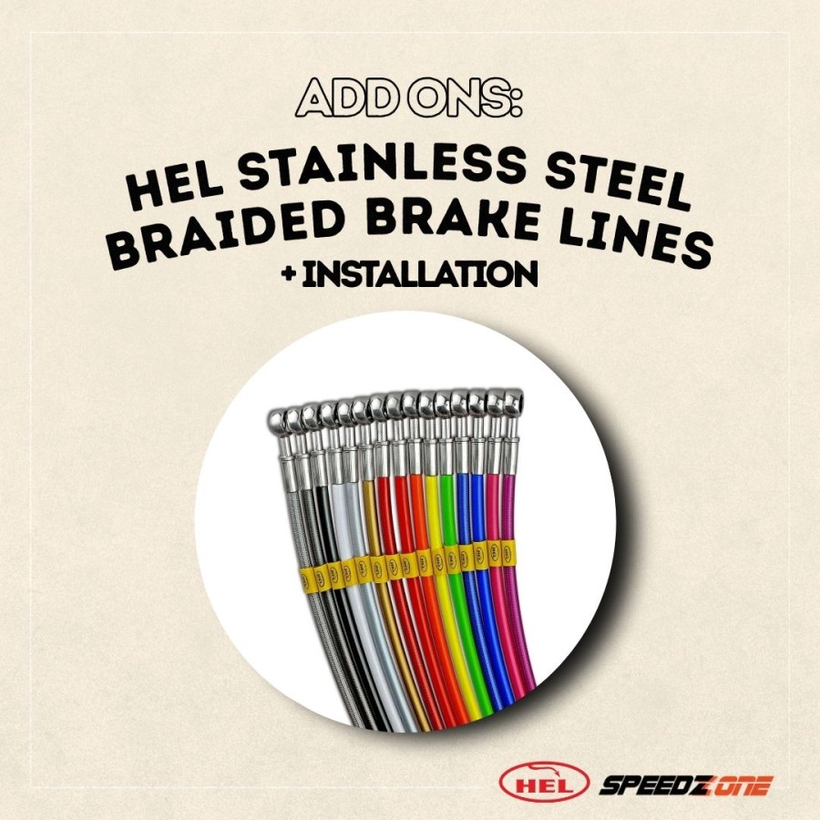 Hel Stainless Steel Braided Brake Lines