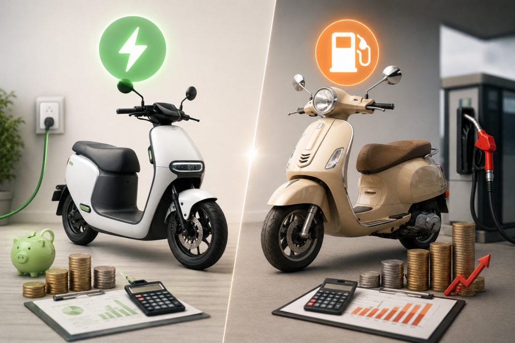 Electric Scooter vs Petrol Scooter: Cost Breakdown
