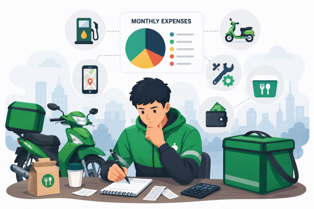 Cost Breakdown: Real Monthly Food Delivery Rider Expenses