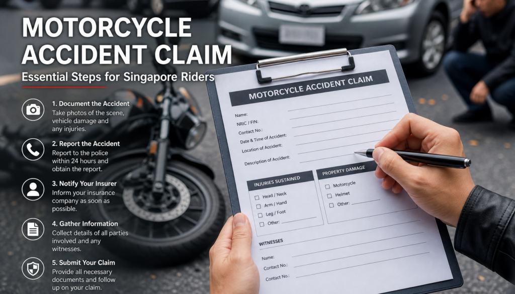File a Motorcycle Accident Claim: Essential Steps for Singapore Riders
